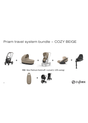 Cybex Priam - Cosy Beige Kampanje!