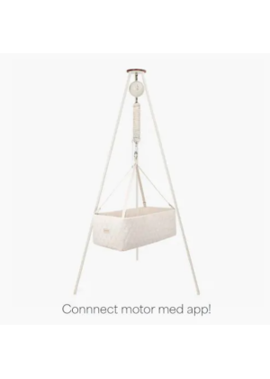 MoonBoon, Vugge, Motor Connect + Stativ Hvit - Pakke