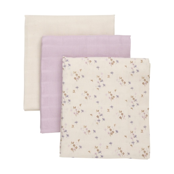 Pippi Klut 3-pack 70x70, Lilla - Bilde 3