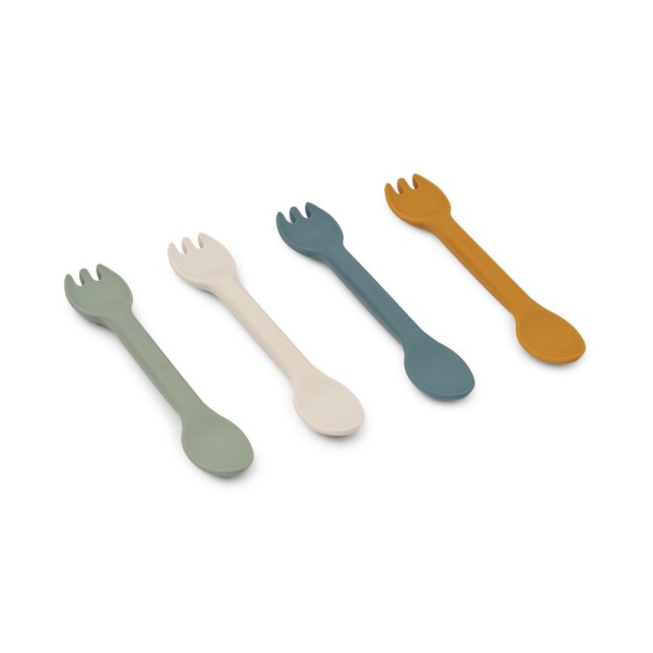 Liewood  Jan 2 in 1 Cutlery 4-Pack - Bilde 2
