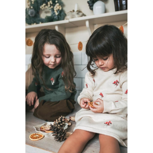 FLIINK BENNA MUSHROOM PULLOVER, SANDSHELL - Bilde 2