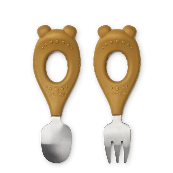 Liewood, Stanley Baby Set - Mr Bear / Golden karamell - Bilde 2