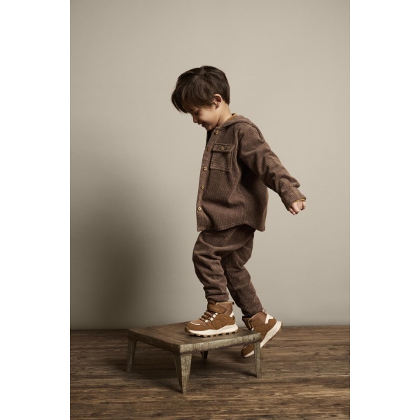 En Fant Shirt w. Hood Corduroy - Bilde 4