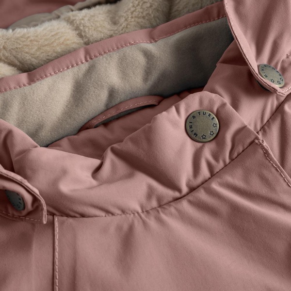 Mini A Ture MATWANG fleece lined winter jacket, Light plum - Bilde 5