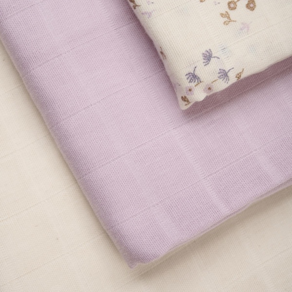 Pippi Klut 3-pack 70x70, Lilla - Bilde 2