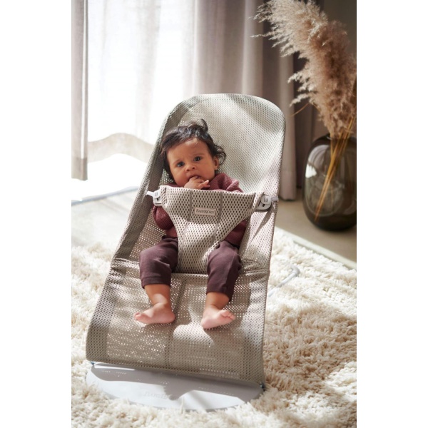 Babybjørn Vippestol Mesh, Grey/Beige - Bilde 2