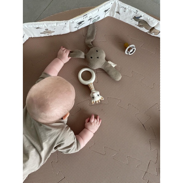 Foam play mat circle, Light Brown - Bilde 3