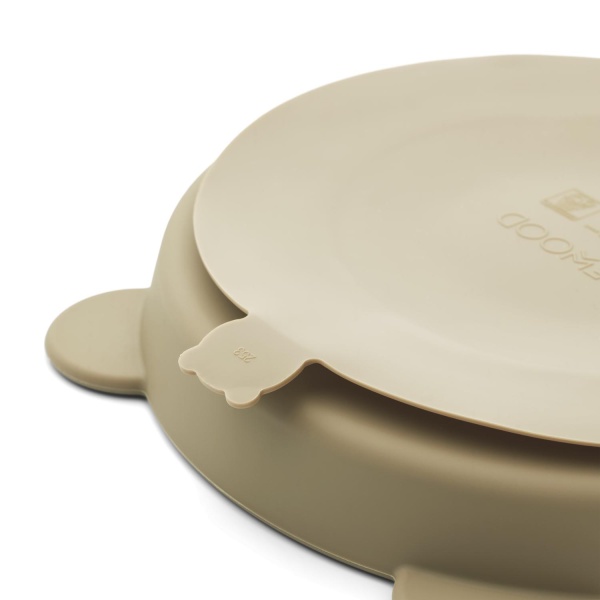 Liewood STACY DIVIDER SUCTION PLATE 2-PACK, Sandy/Oat - Bilde 3