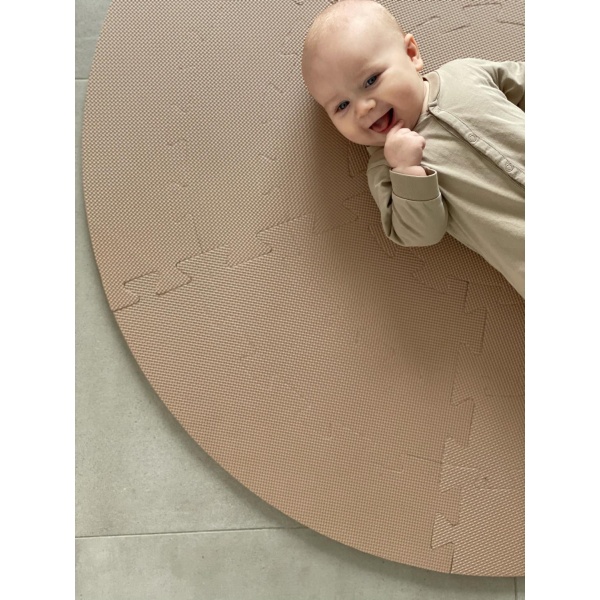 Foam play mat circle, Light Brown - Bilde 2