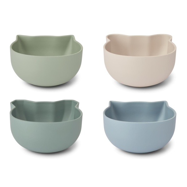 Liewood, Filiz Snack bowl 4- Pack, Dusty Mint Mix - Bilde 2