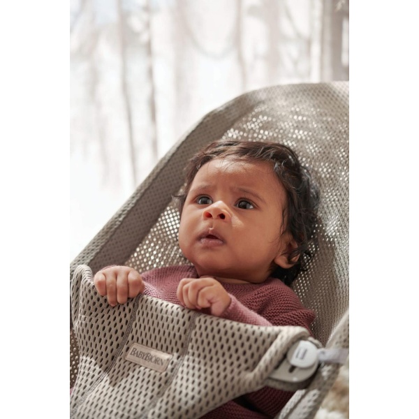Babybjørn Vippestol Mesh, Grey/Beige - Bilde 3