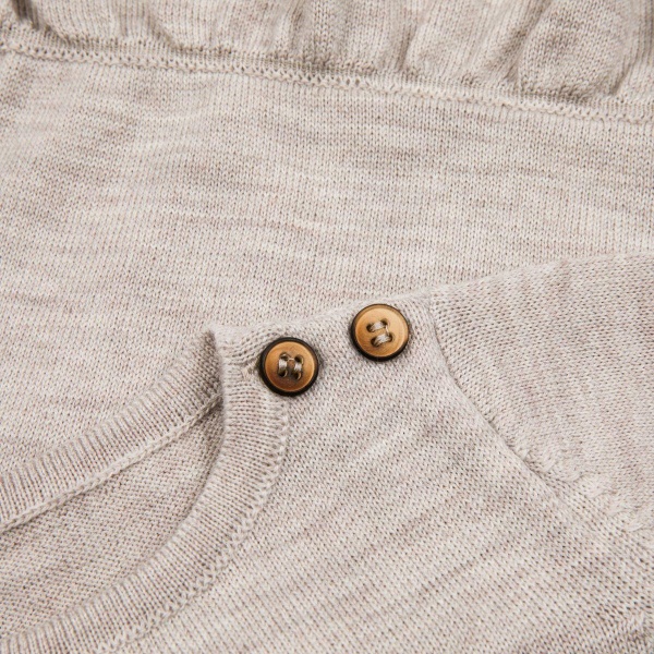 Lillelam Romperkjole Baby Natural, Beige - Bilde 4