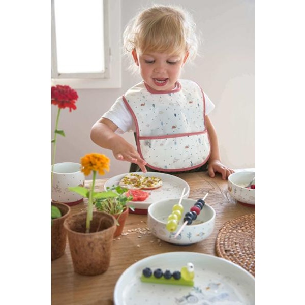 Dish Set Porcelain/Silicone Garden Explorer - Bilde 3