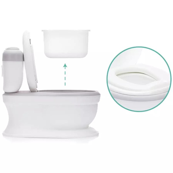 Fillikid Mini Toalett Marlin, Grey/White - Bilde 3