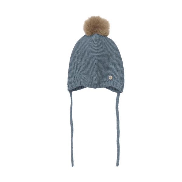 HUTTELIHUT Bonnet Wool Knit w. Pompom - Bilde 2