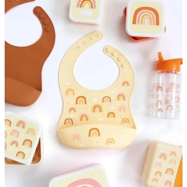 ALLC - Silicone bibs set of 2: Rainbows - Bilde 2