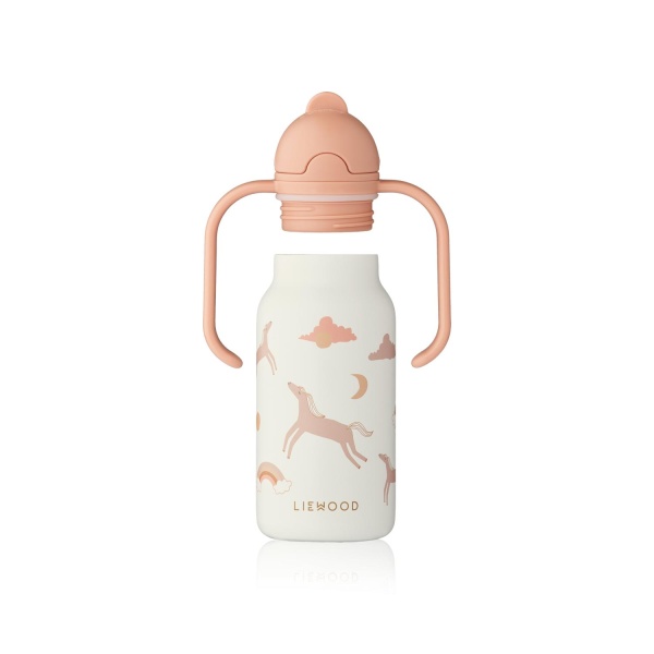 Liewood Kimmie Water Bottle 250 ml, Dream / Ecru - Bilde 2