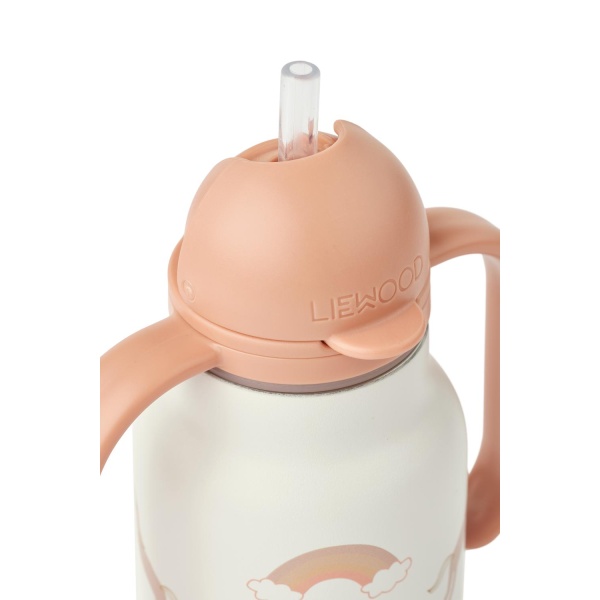 Liewood Kimmie Water Bottle 250 ml, Dream / Ecru - Bilde 3