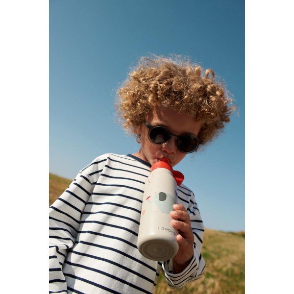 Liewood Falk Water Bottle 350 ml, Circus / Sandy - Bilde 3