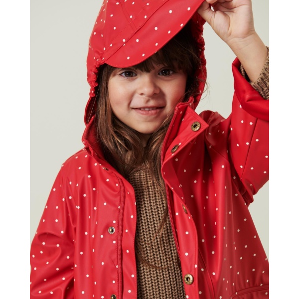 MarMar Oktober Regnjakke, Red Dew Dot - Bilde 3