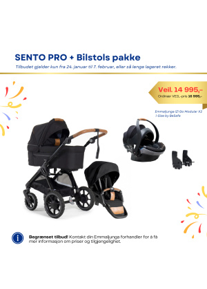 Emmaljunga Sento Pro Flat + Urban Kampanje!