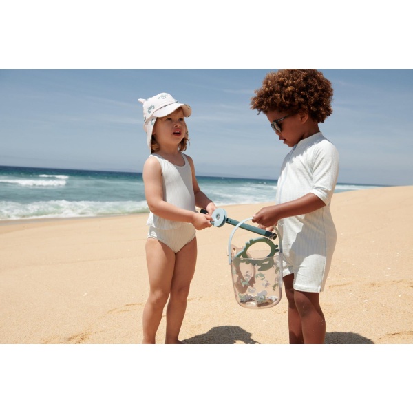 Liewood  Amara Stripe Swimsuit, Stripe Pure sky - Bilde 3