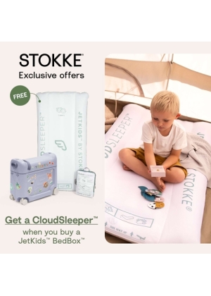 Stokke Jetkids BedBox + Gratis CloudSleeper