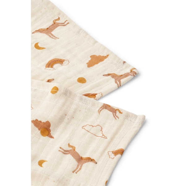 Liewood   Lewis Muslin Cloth 2-Pack - Bilde 2