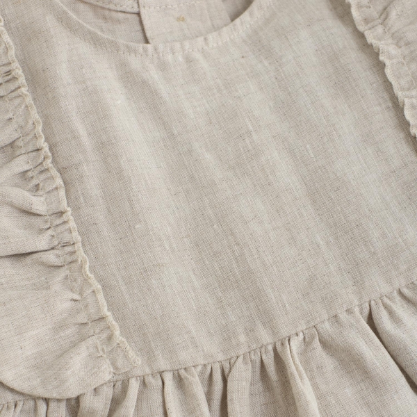 HUTTEliHUT Dress SS Linen - Bilde 3