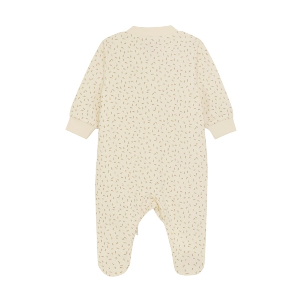 Fixoni Nightsuit w.zipper a. foot, Krem/Beige - Bilde 2
