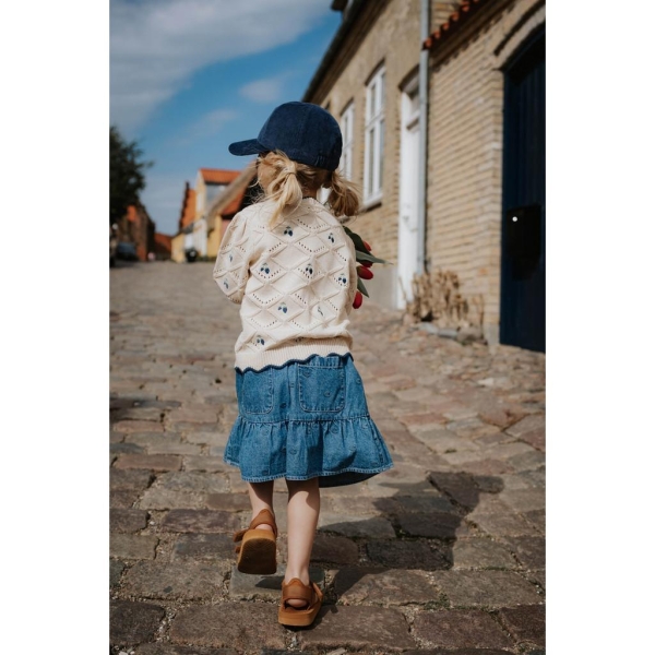 Fliink MELA RUFFLE CARDIGAN, SANDSHELL - Bilde 2