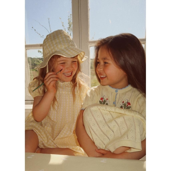 Floss Olivia SS Dress. Gul - Bilde 2