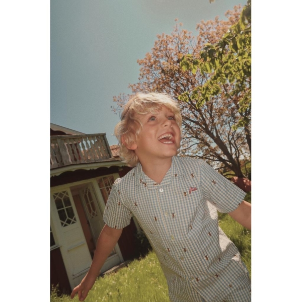 Floss Oliver SS Shirt, Blå - Bilde 4