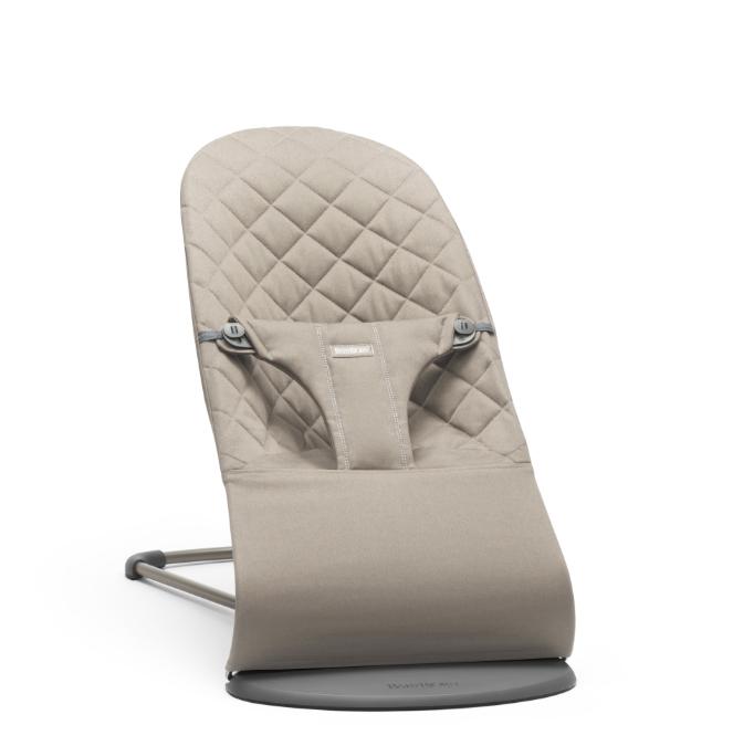 Babybjørn Vippestol Bliss Woven, Sand/Grey