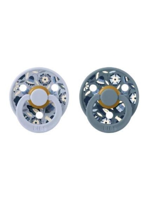 BIBS X LIBERTY COLOUR 2 PACK BOBO - Dusty Blue Mix