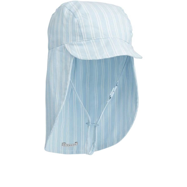 Liewood  Cecilia Sun Hat, Stripe Pure sky
