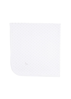 Livly Saturday Blanket, White/silver dots