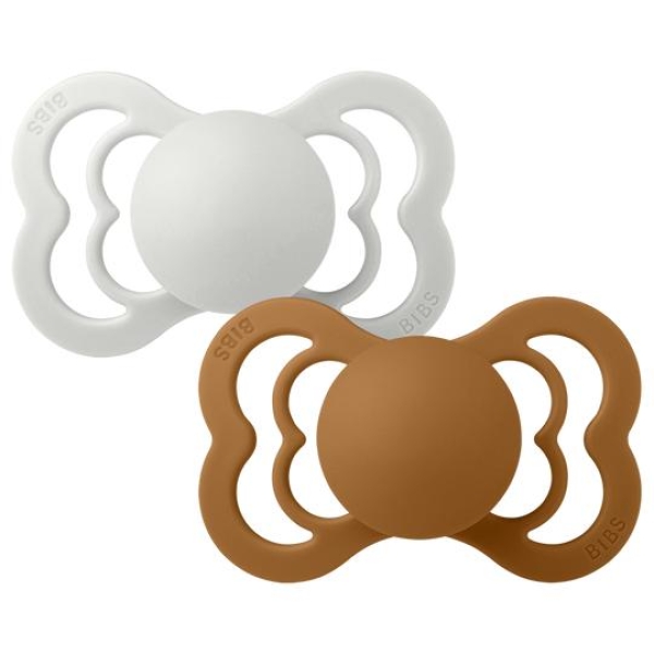 BIBS Couture 2 Pack Haze/Caramel, Latex