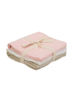 Pippi - Cloth Muslin (3-pack), Rosa