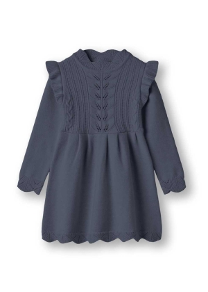 FLIINK ALILLY DRESS, INSIGNIA BLUE