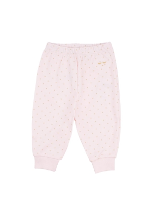 Livly Saturday Pants, Pink/gold dots