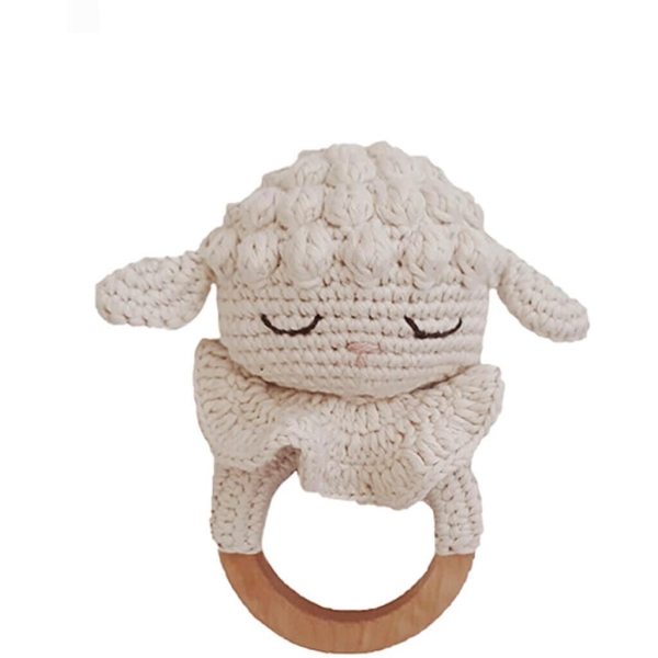 Patti Oslo LambTeething Ring with bell