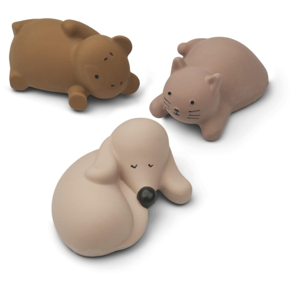 Liewood, Nori bath toys 3-pack, Classic Rose Multi Mix
