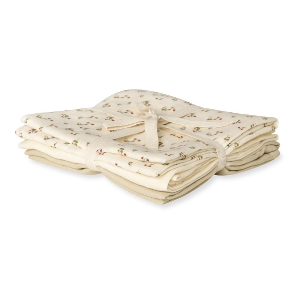 Bora Muslin Cloth 3 Pack Wild Berries