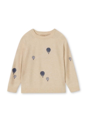 FLIINK ALON BALLOON PULLOVER, SANDSHELL