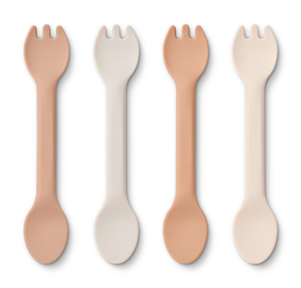 Liewood  Jan 2 in 1 Cutlery 4-Pack