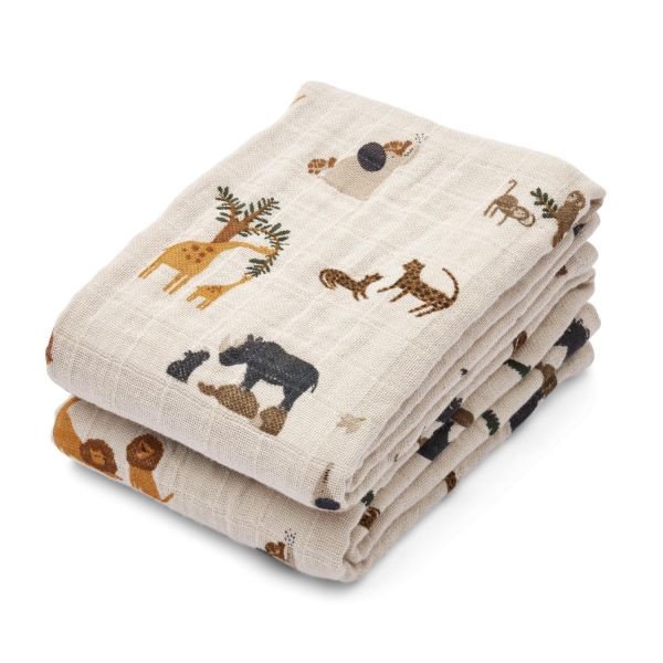 Liewood Lewis Muslin Cloth. All Together Sandy