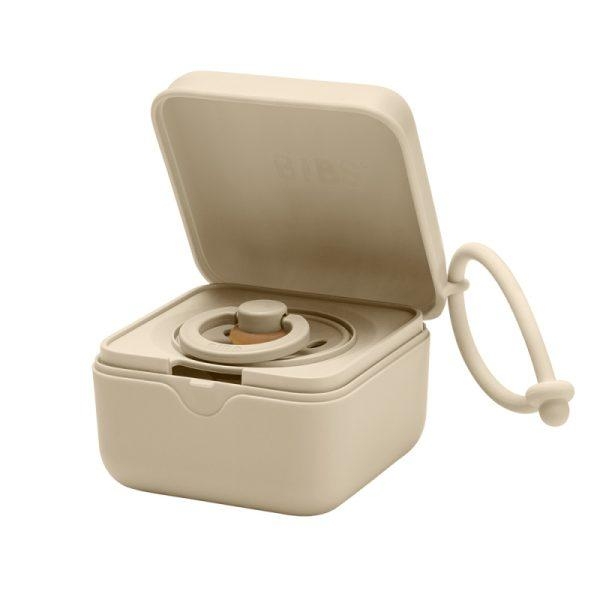 BIBS Pacifier Box, Vanilla