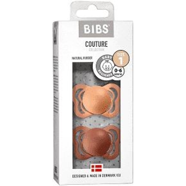 Bibs Couture 2 Pack Peach & Woodchuck - Natural Rubber Latex