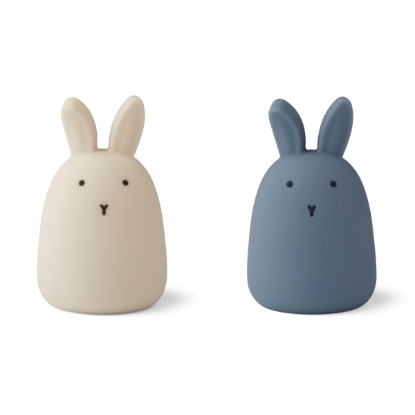 Liewood – Callie night light 2-pack Rabbit Sandy/ Stormy Blue